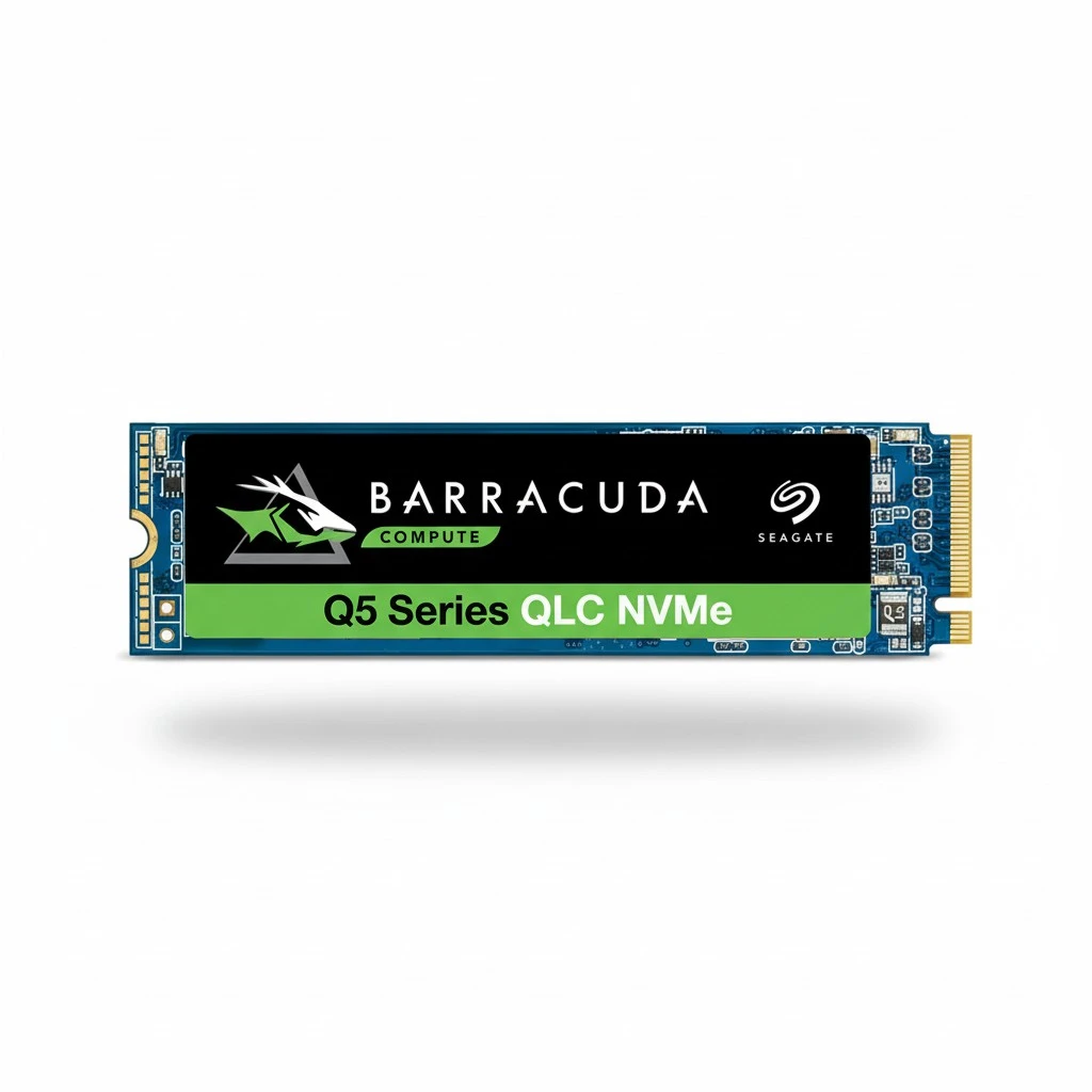 Seagate Barracuda Q5 500GB Internal SSD - M.2 NVMe PCIe Gen3 ×4, 3D QLC for Desktop or Laptop, 1-Year Rescue Services (ZP500CV3A001)