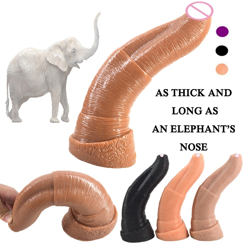 Realistic Huge Dildo Animal Penis Elephant Dildo Artificial Penis Male Female Anal Plug Woman Couples Masturbation Sex Toys 