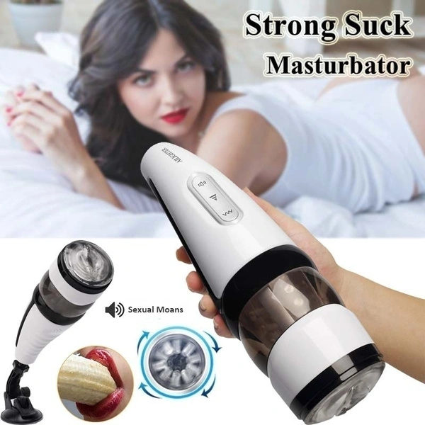 Intelligent Automatic Male Cup with Voice Vibrating Sucking Toy for Men Super comfortable Super Soft Realistic Vacuum Cup for Male