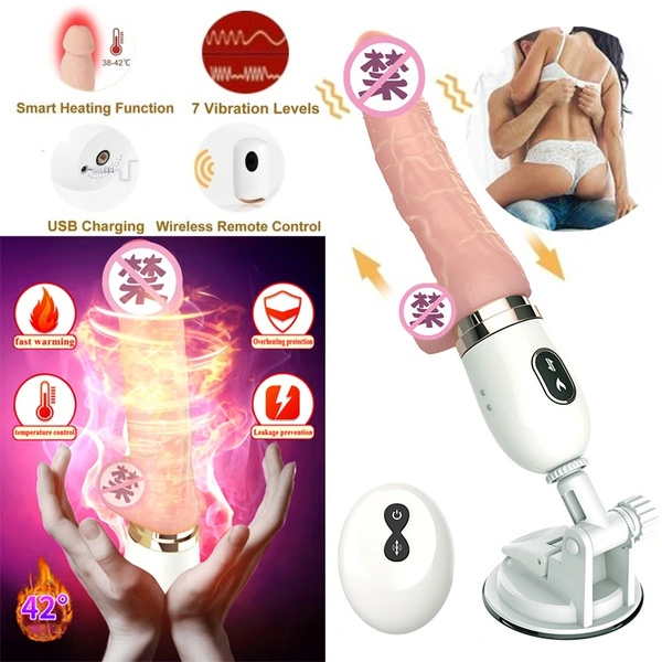 Automatic Thrusting Dildo G spot Vibrator with Suction Cup Sex Toy for Women Adult Hand-Free Fun Orgasm Love Sex Gun Machines 