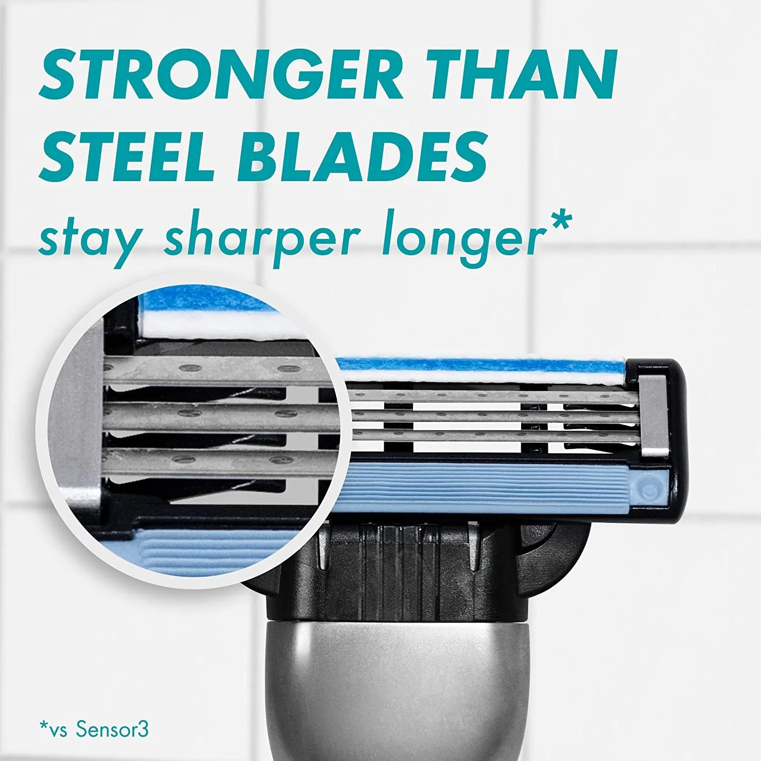 Gillette Mach3 Men's Razor Handle + 5 Blade Refills