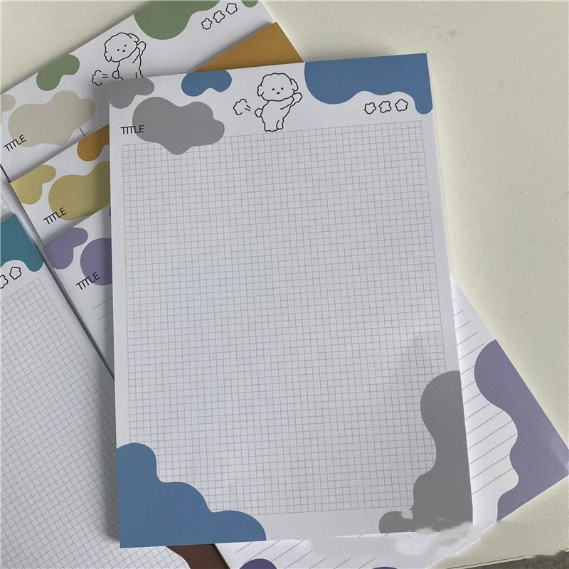 INS Wind Marshmallow Dog Korean PP Puppy B5 Word Sticky Note Paper