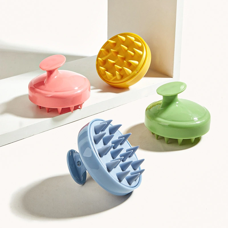 Household Shampoo Comb Multi-functional Wet And Dry Handheld Silicone