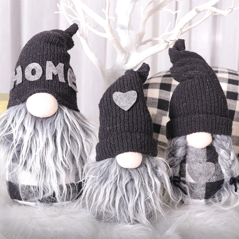 Family Series Doll Nordic Style Pointed Hat Faceless Doll Ornaments