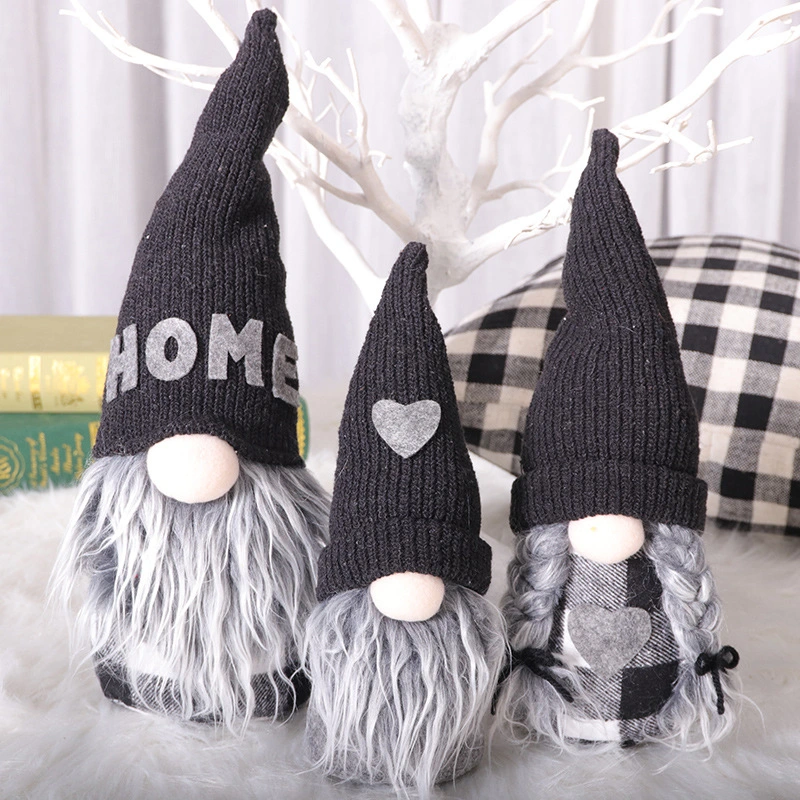 Family Series Doll Nordic Style Pointed Hat Faceless Doll Ornaments