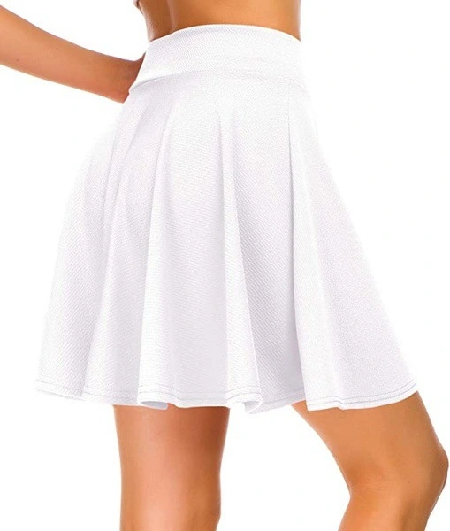 Women's Basic Solid Color Casual Skirt