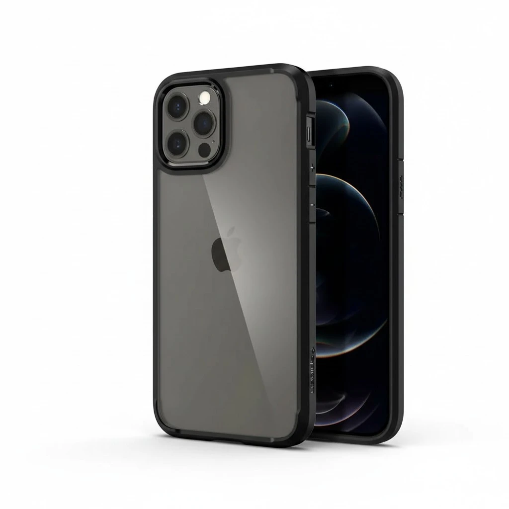 Spigen Ultra Hybrid Designed for iPhone 12 Case (2020) / Designed for iPhone 12 Pro Case (2020) - Matte Black