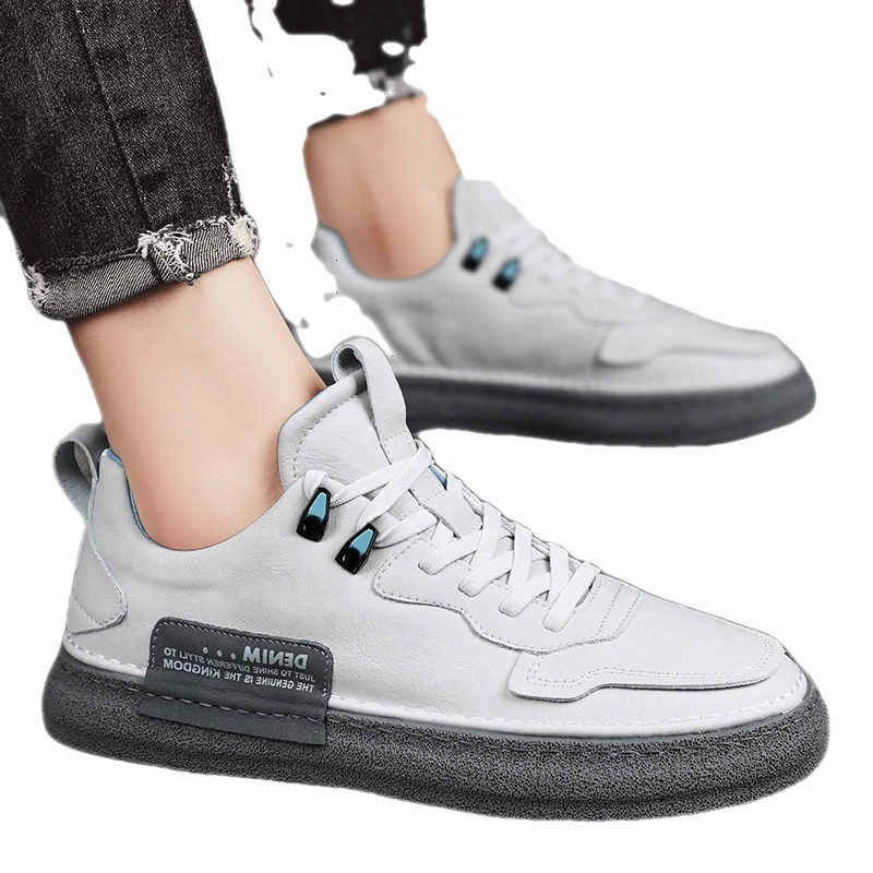 Men's Winter White Shoes Sports And Leisure Flat