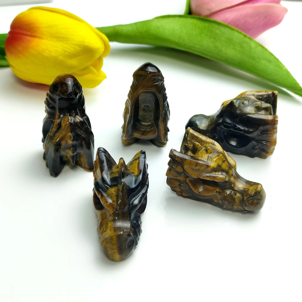 Natural Carved Crystal Jade Ornaments