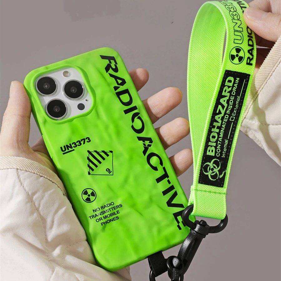 Mobile Phone Lanyard Personality Trend Fluorescent Green
