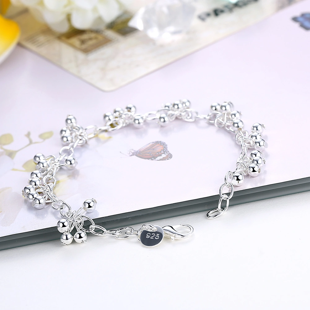 Spherical Fashion Lobster Clasp Hanging Light Bead Grape Bracelet