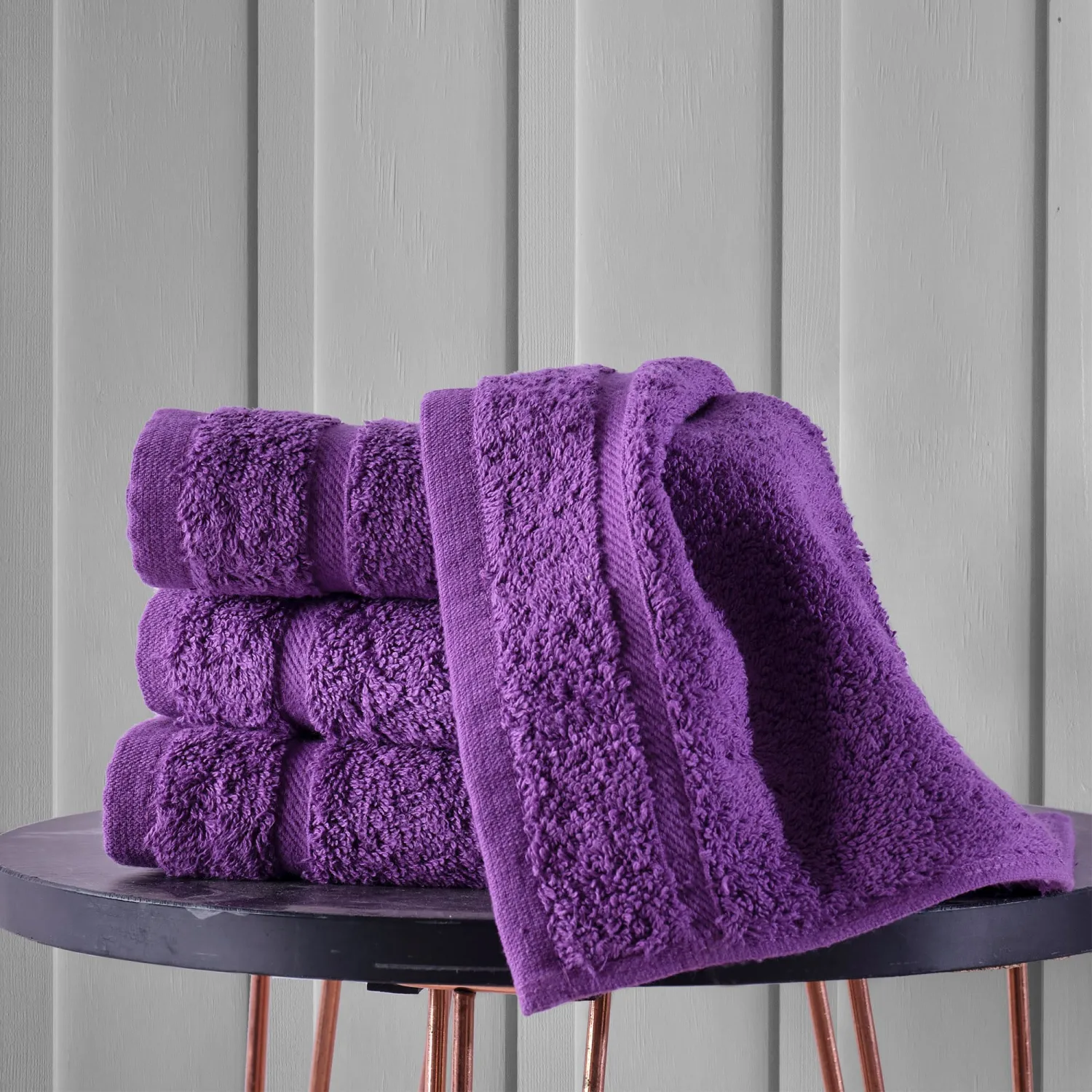 Hammam Linen Washcloth Set Premium Original Turkish Cotton, Hotel Quality for Maximum Softness & Absorbency for Face, Hand, Kitchen & Cleaning (Lilac, 13 in X 13 in Towel )