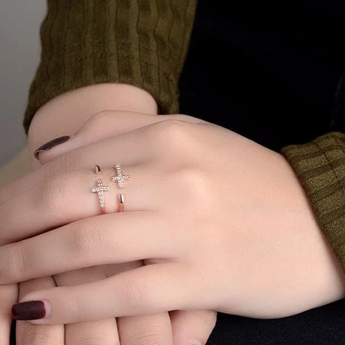 Women's Korean Fashion Versatile Tail Ring