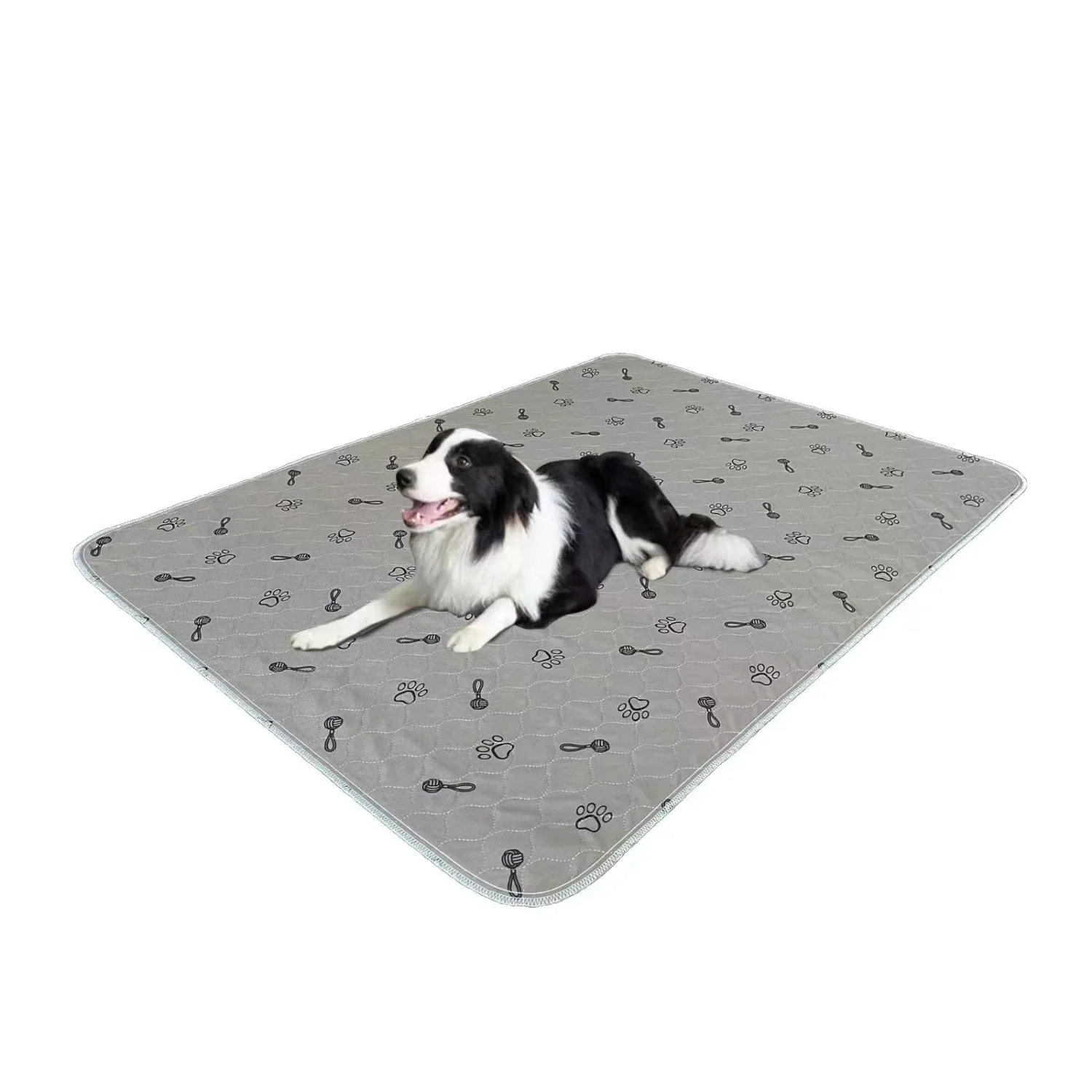 Peepeego 2Pack Pee Pads for Dogs Reusable+Free Dog Comb, Waterproof Rug 36”x48, Absorbent Puppy Pads Washable, Non Slip Protector for Bed Couch Carpet