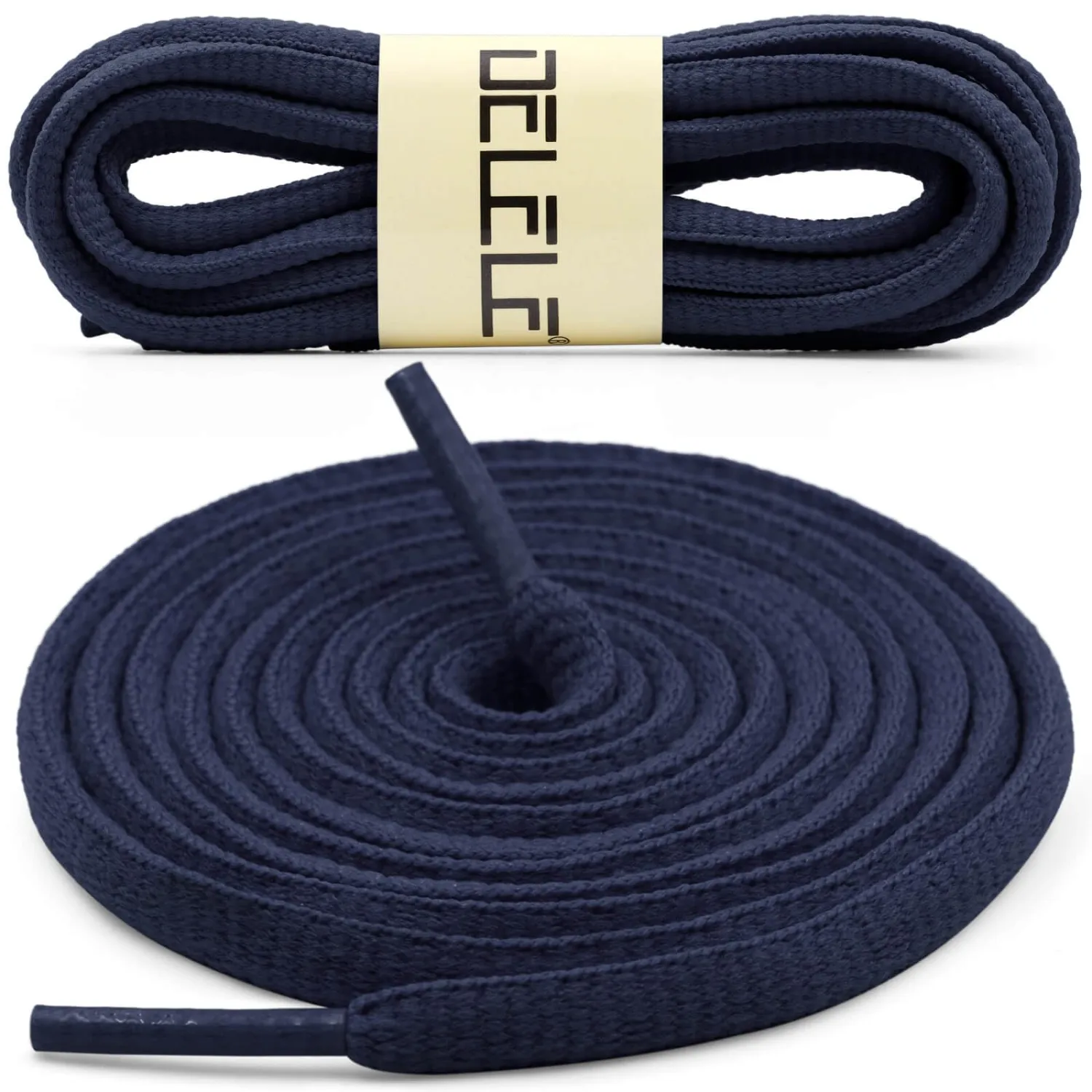 DELELE 2Pair Oval Shoes laces 42 Colors Half Round 1/4" Athletic ShoeLaces for Sport/Running Shoes Shoe Strings