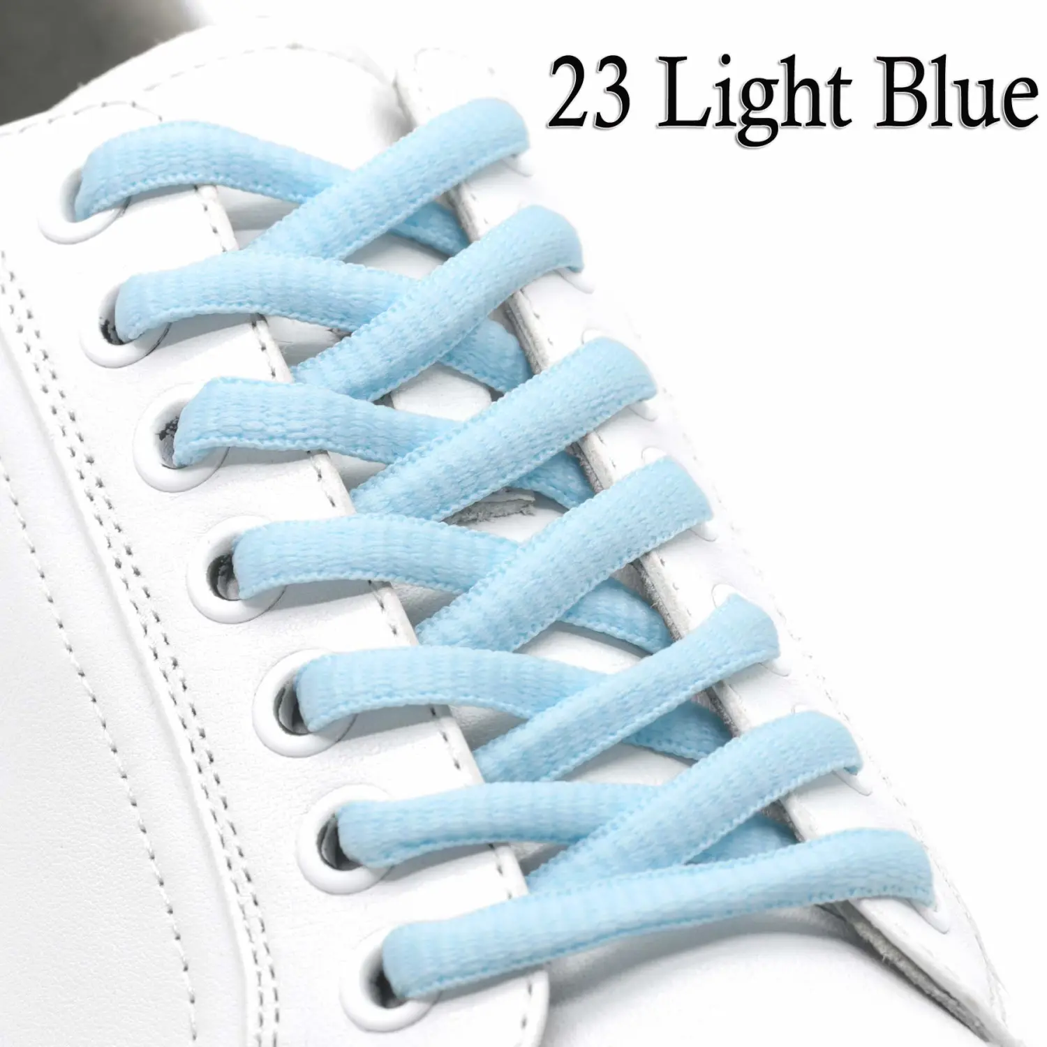 DELELE 2Pair Oval Shoes laces 42 Colors Half Round 1/4" Athletic ShoeLaces for Sport/Running Shoes Shoe Strings