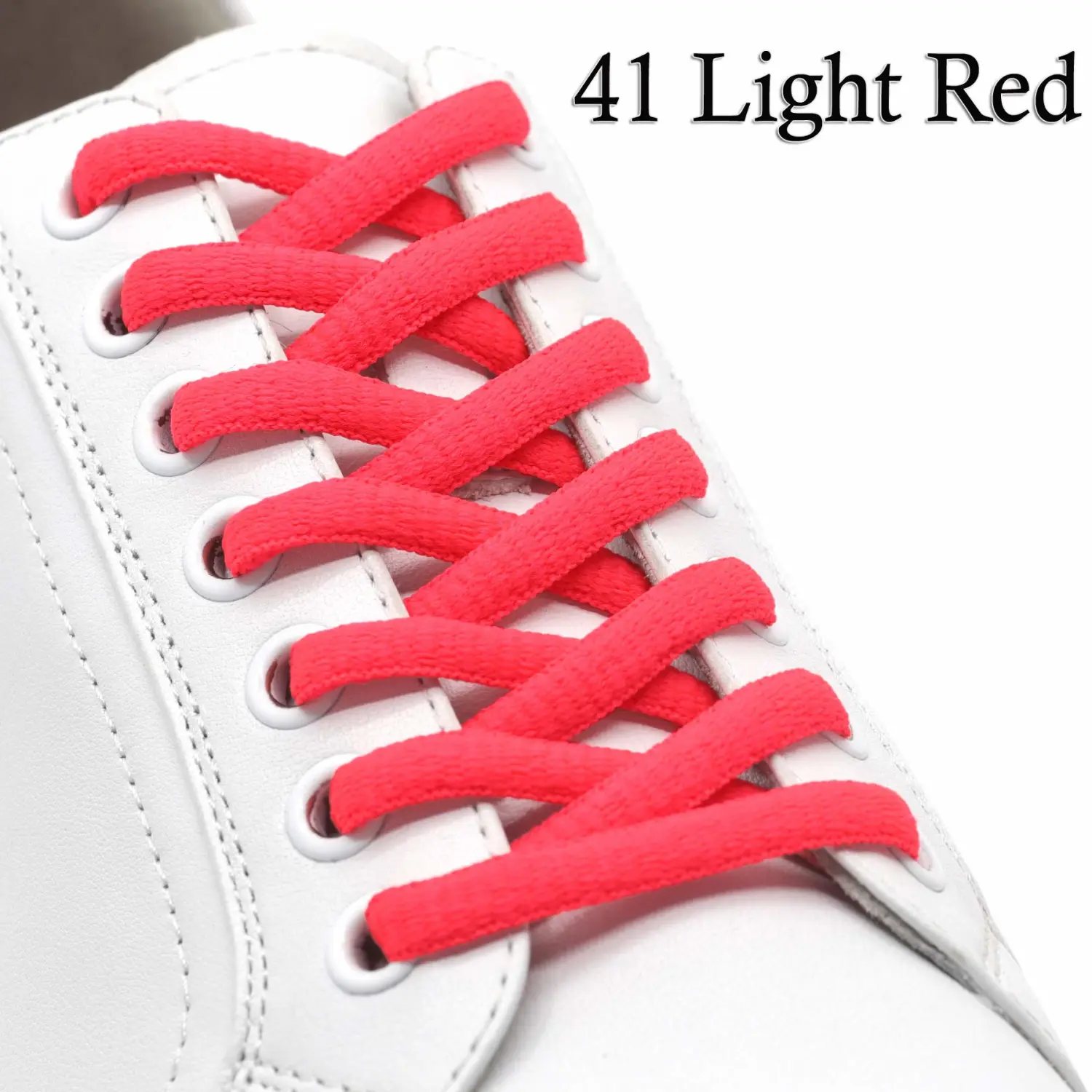 DELELE 2Pair Oval Shoes laces 42 Colors Half Round 1/4" Athletic ShoeLaces for Sport/Running Shoes Shoe Strings