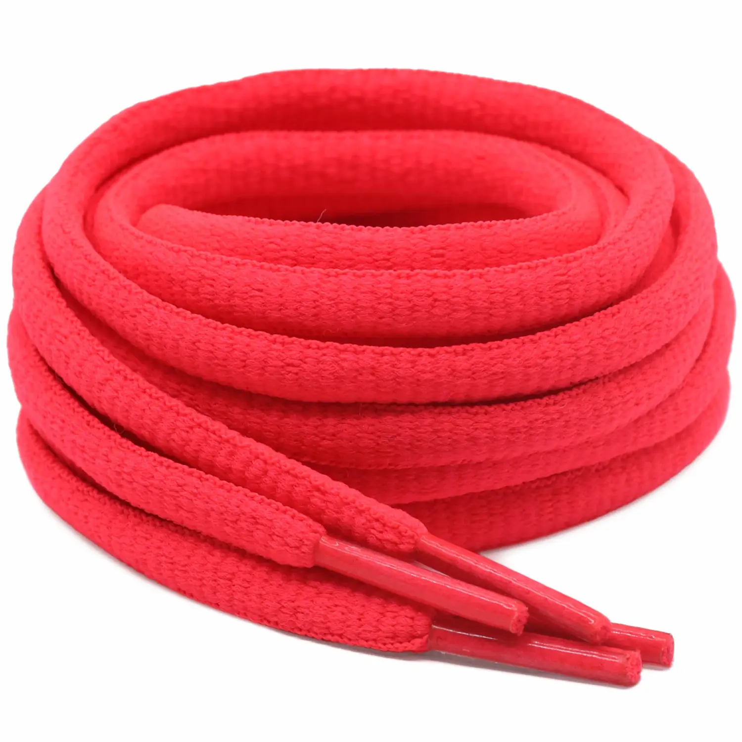 DELELE 2Pair Oval Shoes laces 42 Colors Half Round 1/4" Athletic ShoeLaces for Sport/Running Shoes Shoe Strings