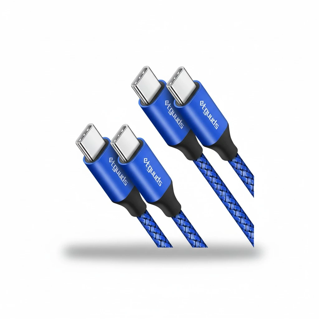 USB C to USB C Cable [4ft, 2-Pack], etguuds 60W Fast Charging USB Type C Charger Cable for Samsung Galaxy S22 S21 S20 S22+ S21+ S20+ Ultra 5G Note 20/10, Pixel 7 6 Pro 5 4 3 2 XL & USB-C Laptop Tablet