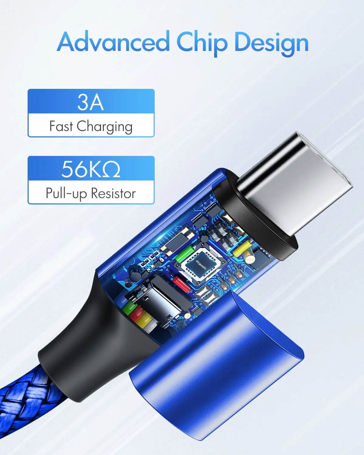 etguuds USB C to USB C Cable 6.6ft, 2-Pack, 60W USBC to USBC Cord, Type C to C Charger Cable Fast Charging for iPhone 15 Pro Max/Plus, for MacBook/iPad, for Samsung Galaxy S24 S23 S22 Tab, Pixel
