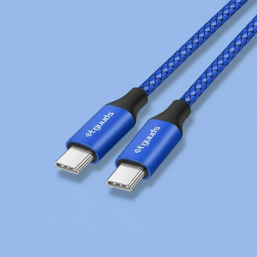 etguuds USB C to USB C Cable 6.6ft, 2-Pack, 60W USBC to USBC Cord, Type C to C Charger Cable Fast Charging for iPhone 15 Pro Max/Plus, for MacBook/iPad, for Samsung Galaxy S24 S23 S22 Tab, Pixel