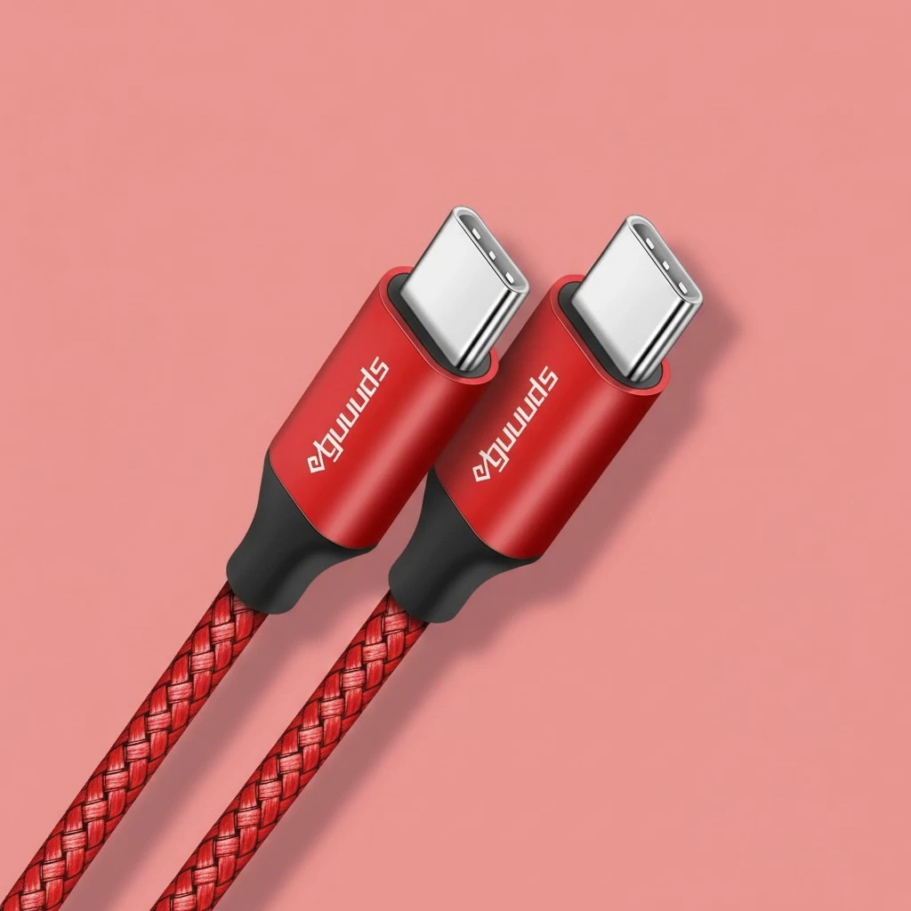 etguuds USB C to USB C Cable 6.6ft, 2-Pack, 60W USBC to USBC Cord, Type C to C Charger Cable Fast Charging for iPhone 15 Pro Max/Plus, for MacBook/iPad, for Samsung Galaxy S24 S23 S22 Tab, Pixel