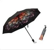 LLanxiry Compact Travel Umbrella,Windproof Waterproof Stick Umbrella Anti-UV Protection Golf Umbrellas