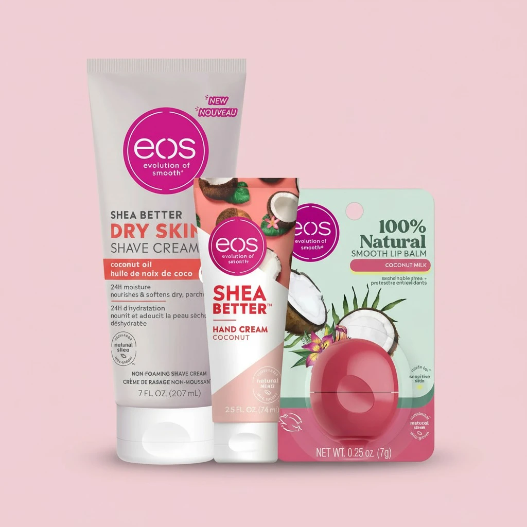 eos Coconut Skin Care Gift Set Trio