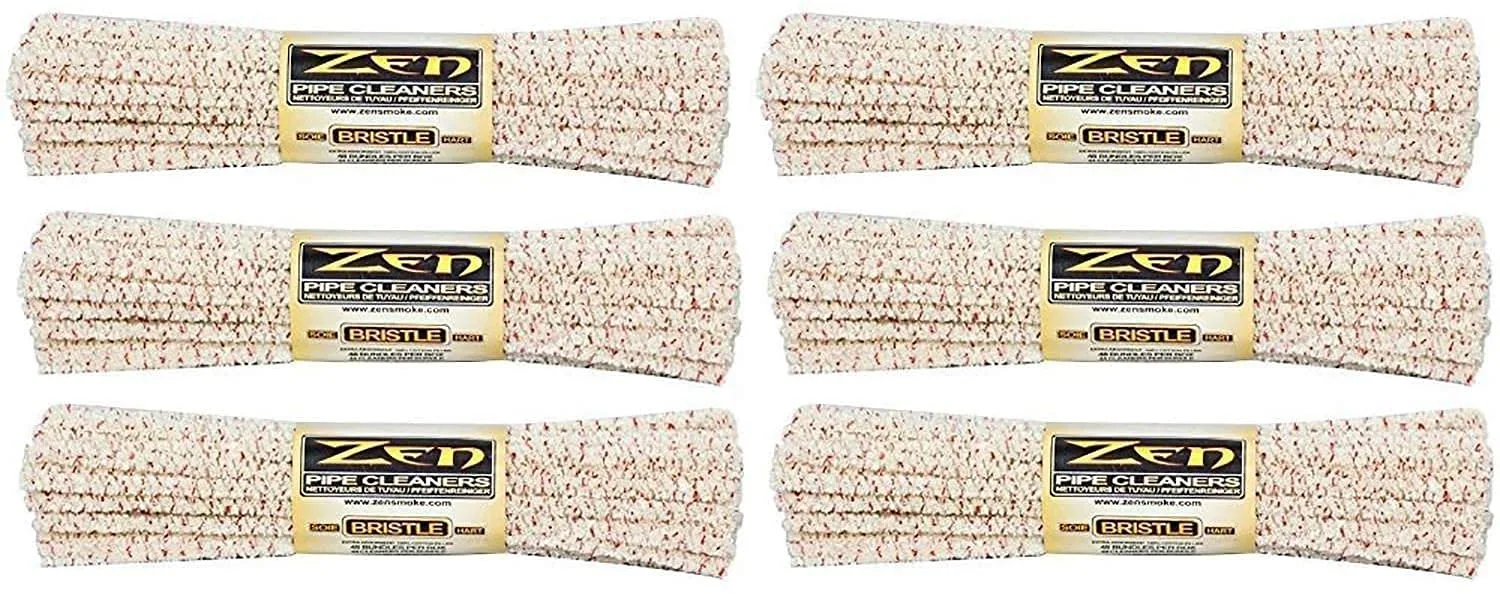 Zen Bundles Zen Pipe Cleaners Hard Bristle, 132 Count - 2 Pack
