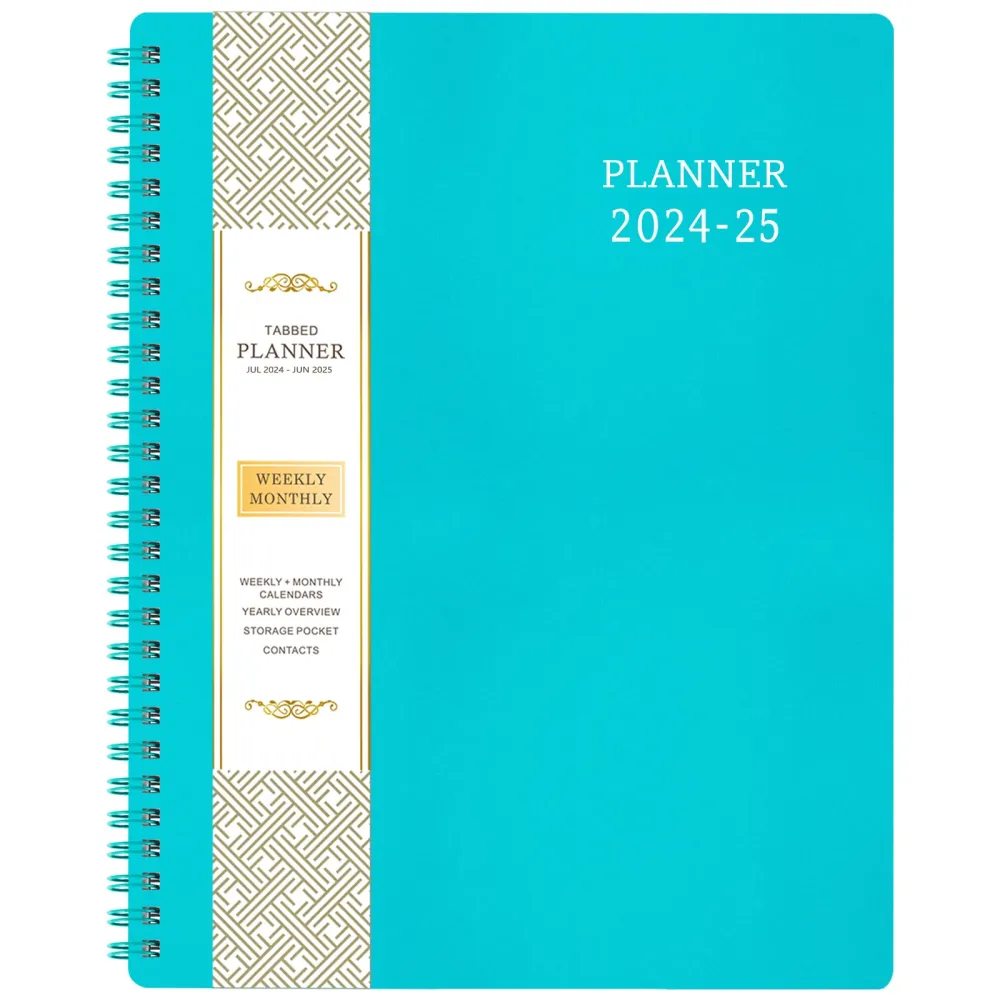 2024-2025 Planner - Jul. 2024 - Jun. 2025, 8" x 10", Planner 2024-2025, Weekly & Monthly Planner 2024-2025, Flexible Cover, to-Do List, Twin-Wire Binding