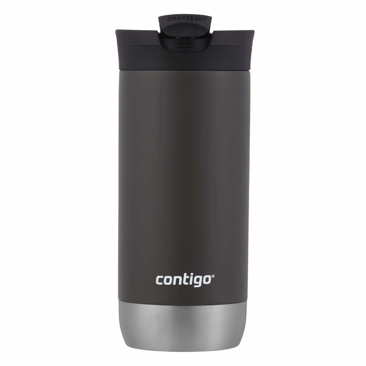 Contigo Huron Vacuum-Insulated Stainless Steel Travel Mug with Leak-Proof Lid, Keeps Drinks Hot or Cold for Hours, Fits Most Cup Holders and Brewers, 16oz Sake