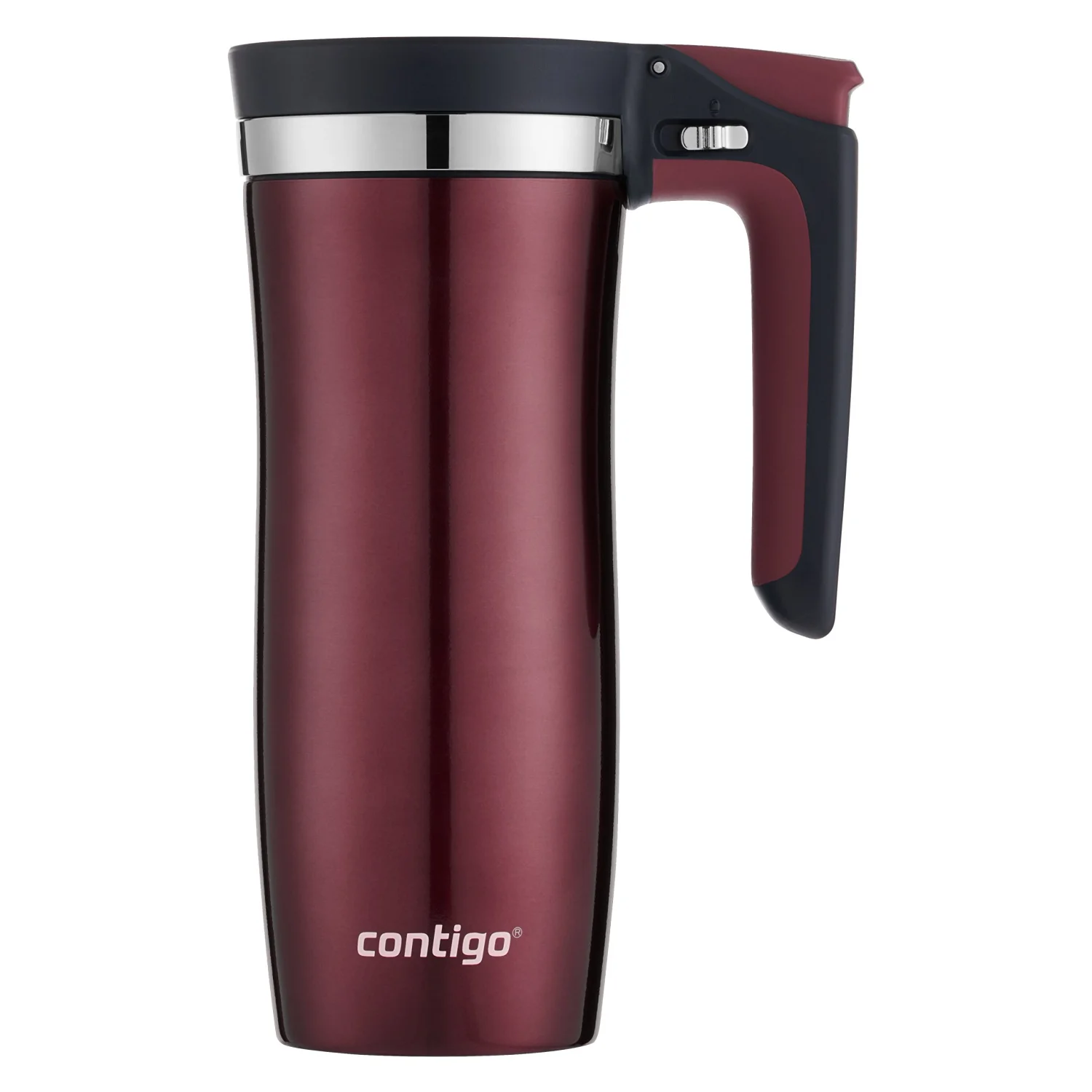 Contigo® Handled AUTOSEAL® Stainless Steel Travel Mug with Easy-Clean Lid, 16oz.