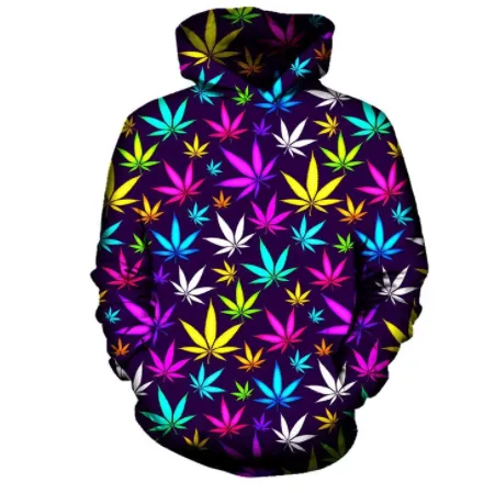 Flower and Bird 3D printed hoodie