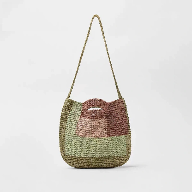 Cute Crossbody Straw Woven Bag Girl