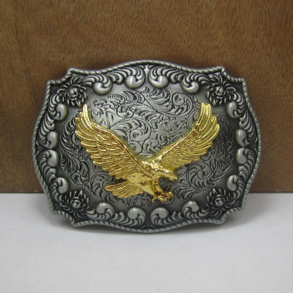 Zinc Alloy West Cowboy Small Print Eagle Belt Buckle