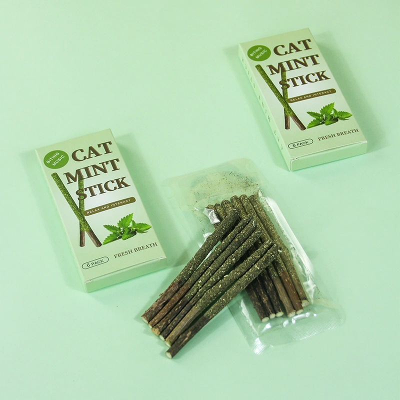 Cat Snack Wood Polygonum Peppermint Stick