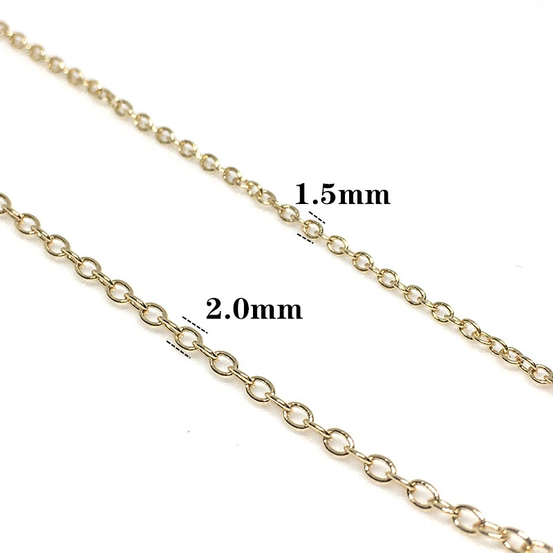 Color Retaining 14K Gold Coated Chain