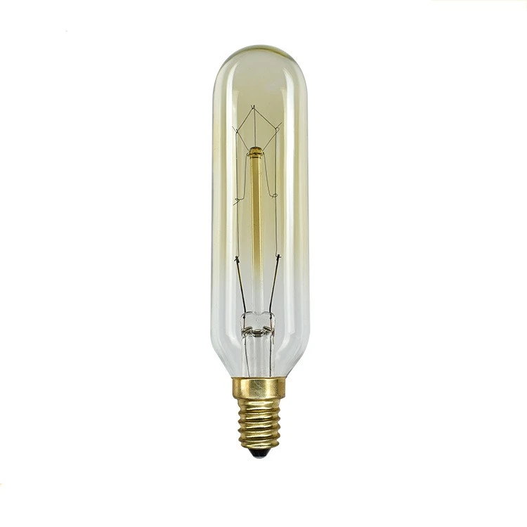 T10 Tube Bubble E14 Small Screw 40W Imitation Tungsten Filament Bulb Incandescent Lamp