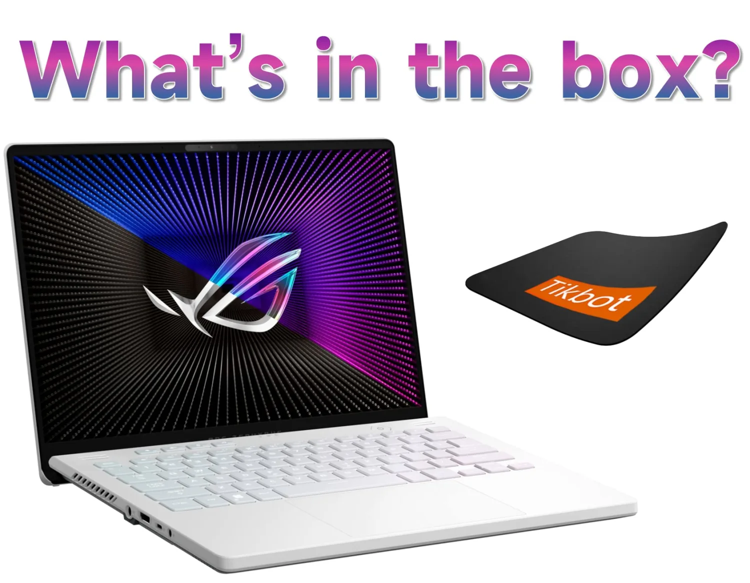 ASUS - ROG Zephyrus 14” WQXGA 120Hz Gaming Laptop – AMD Radeon RX 6700S - Ryzen 9 6900HS–-Window 11 Home，with Mouse pad（40GB RAM | 2TB PCIe SSD）