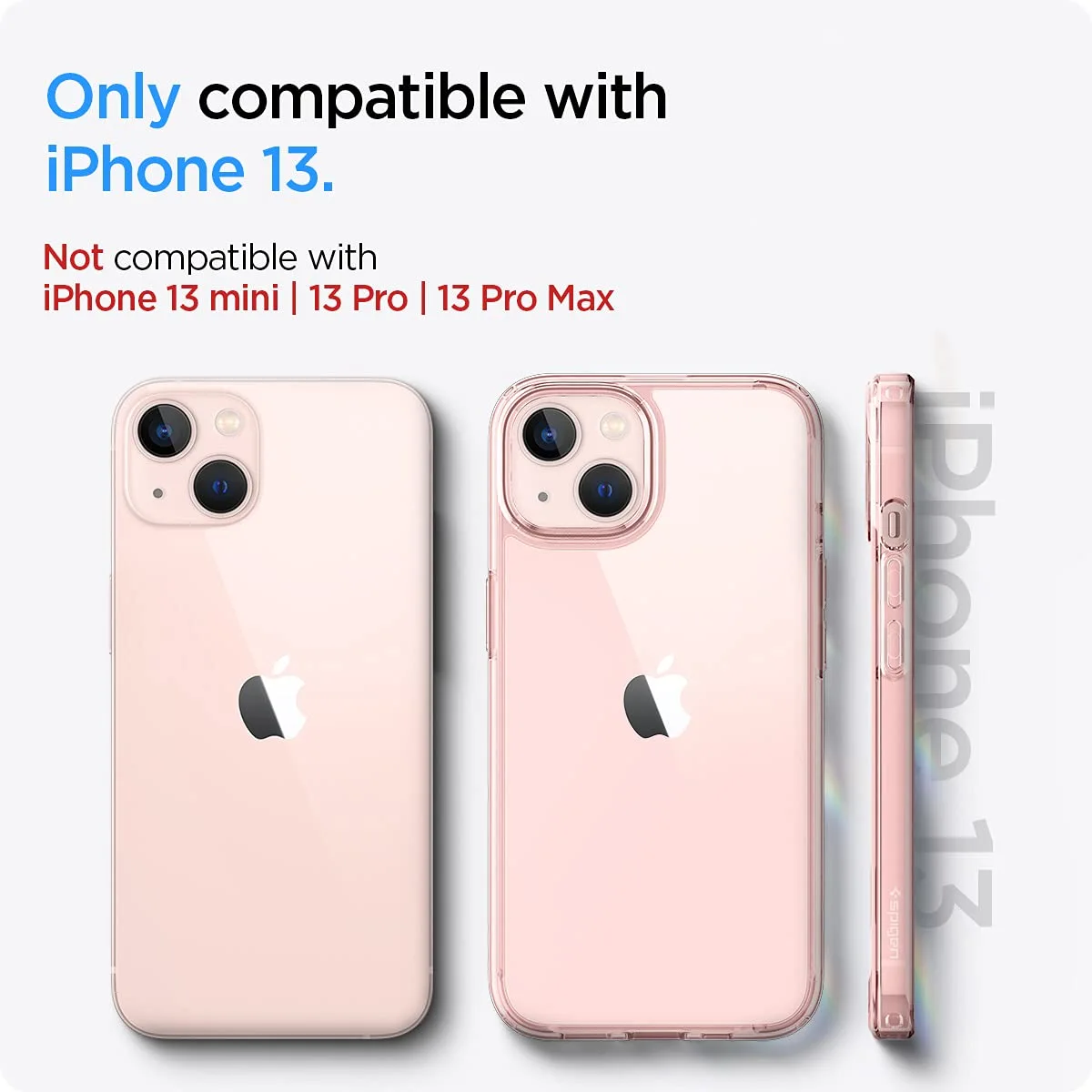 Spigen Ultra Hybrid Designed for iPhone 13 Case (2021) - Rose Crystal