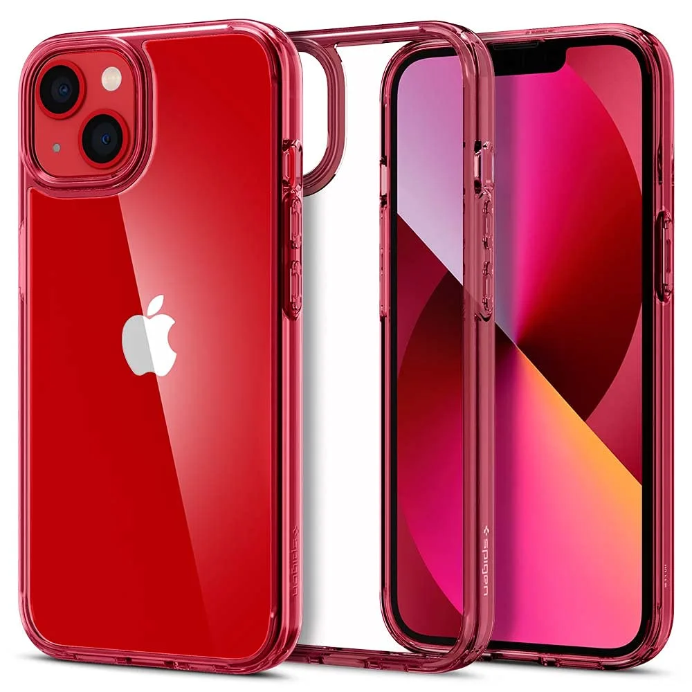 Spigen Ultra Hybrid Designed for iPhone 13 Case (2021) - Red Crystal