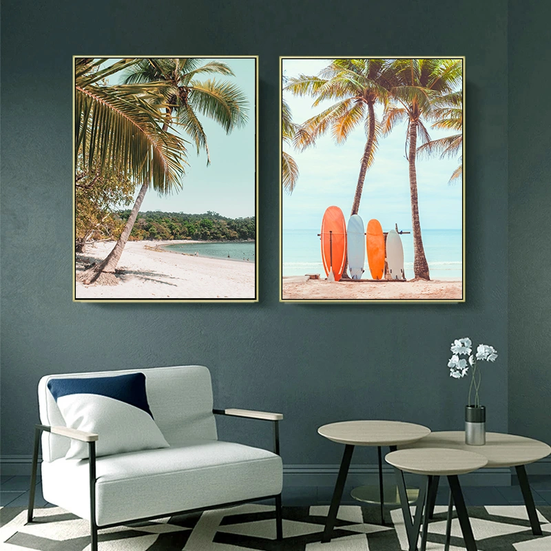 Living Room Decorated Canvas Painting