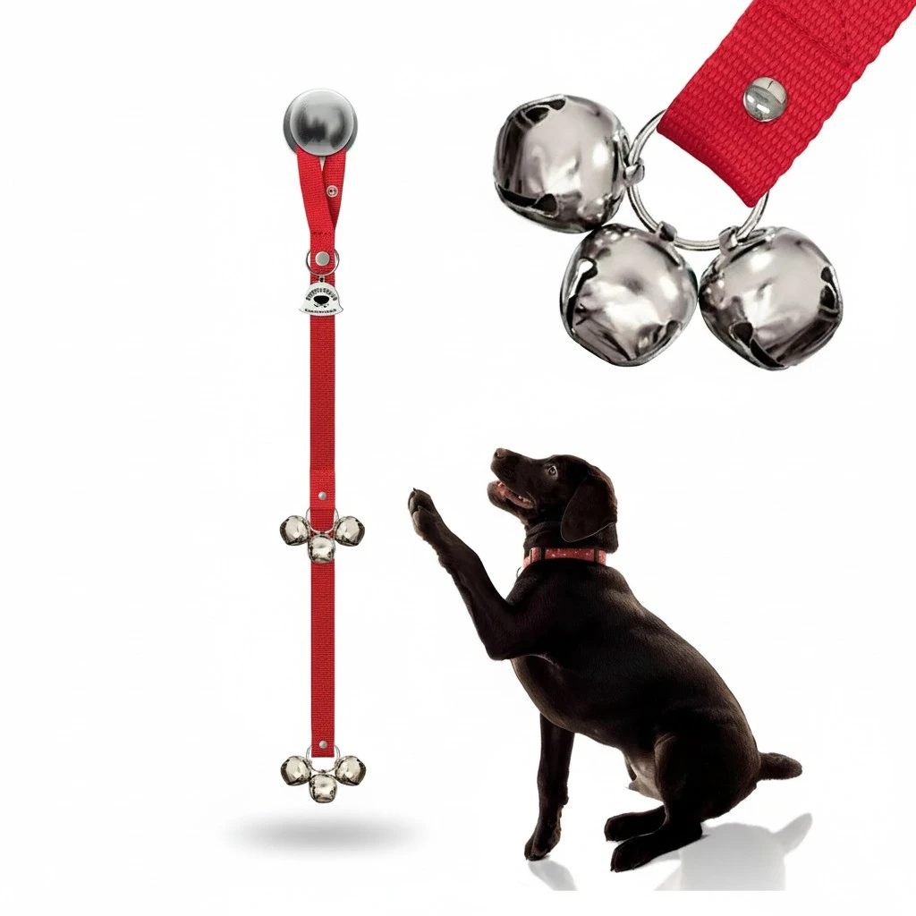 Caldwell's Pet Supply Co. Dog Potty Bells, Dog Bells to Go Outside, Hanging Dog Door Bell for Potty Training, Quality Bell for Dogs to Ring to Go Potty, Potty Bells for Dogs, New Puppy Training Tool