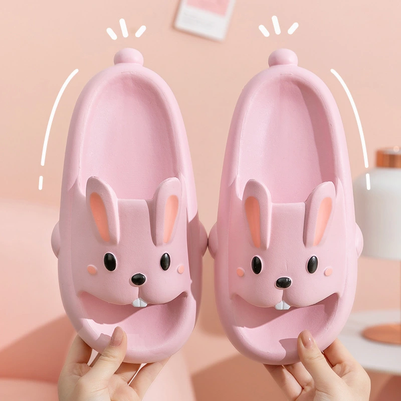 Cute Slippers Women's Cartoon Indoor And Outdoor Non-slip Soft Bottom Home Slip-on Sandals