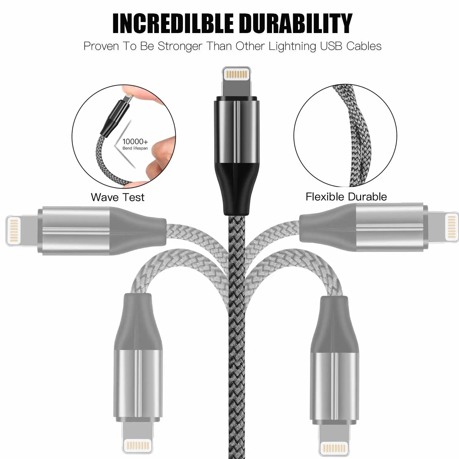 [MFi Certified] iPhone Charger 16ft, 5M/16 Foot Extra Long iPhone Charger Cable, Fast Charging Cord for Apple iPhone 11/11 Pro /11 Pro Max/XS/XS Max/XR/X/8/8 Plus/7/7 Plus/6/6 Plus/5/SE