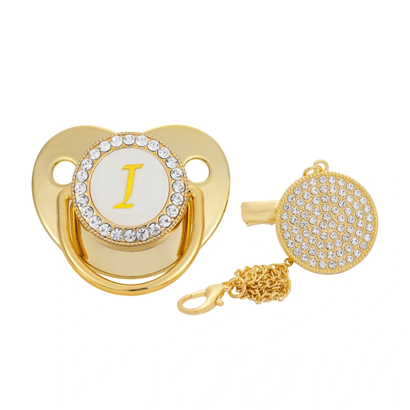 Letter Gold Comfort Pacifier For Children