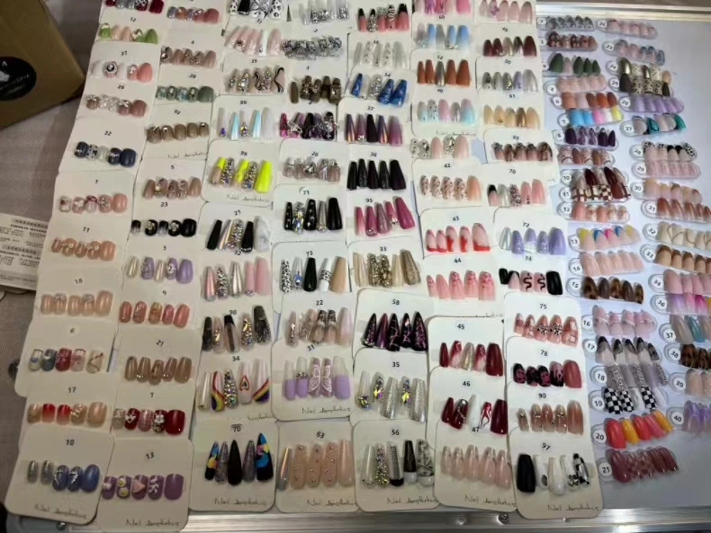 Live Order Luxury Hand-made Pressed On Nails Free Shipping