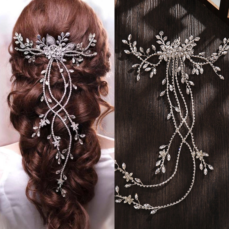 Fashion Bride Occidental Crystal Hair Ornament