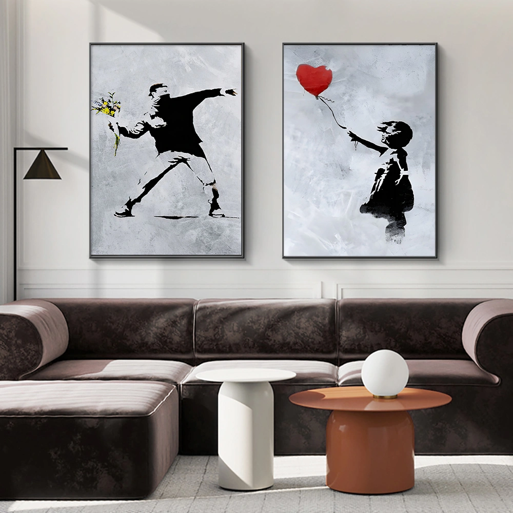 Living Room Decorated Canvas Painting