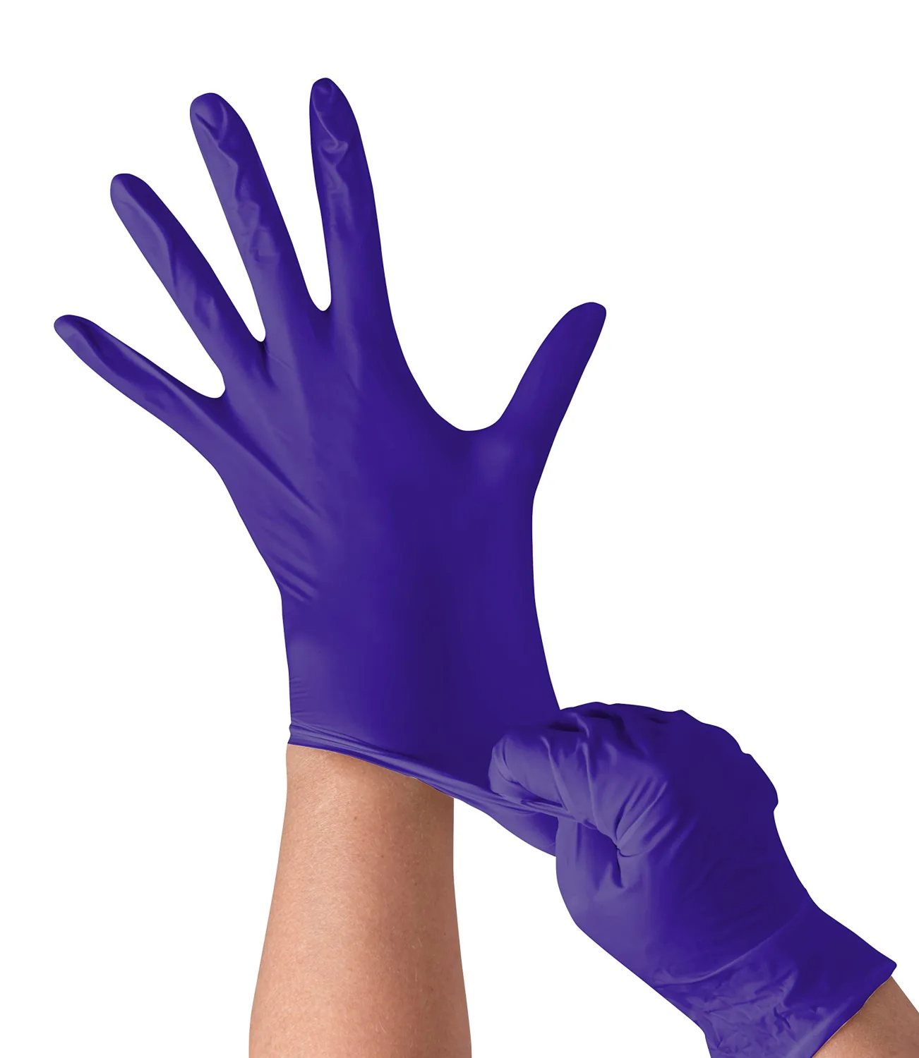 1st Choice Nitrile Disposable Gloves, 3 Mil Indigo Box of 100 Small Nitrile Gloves Disposable Latex Free - Medical Gloves